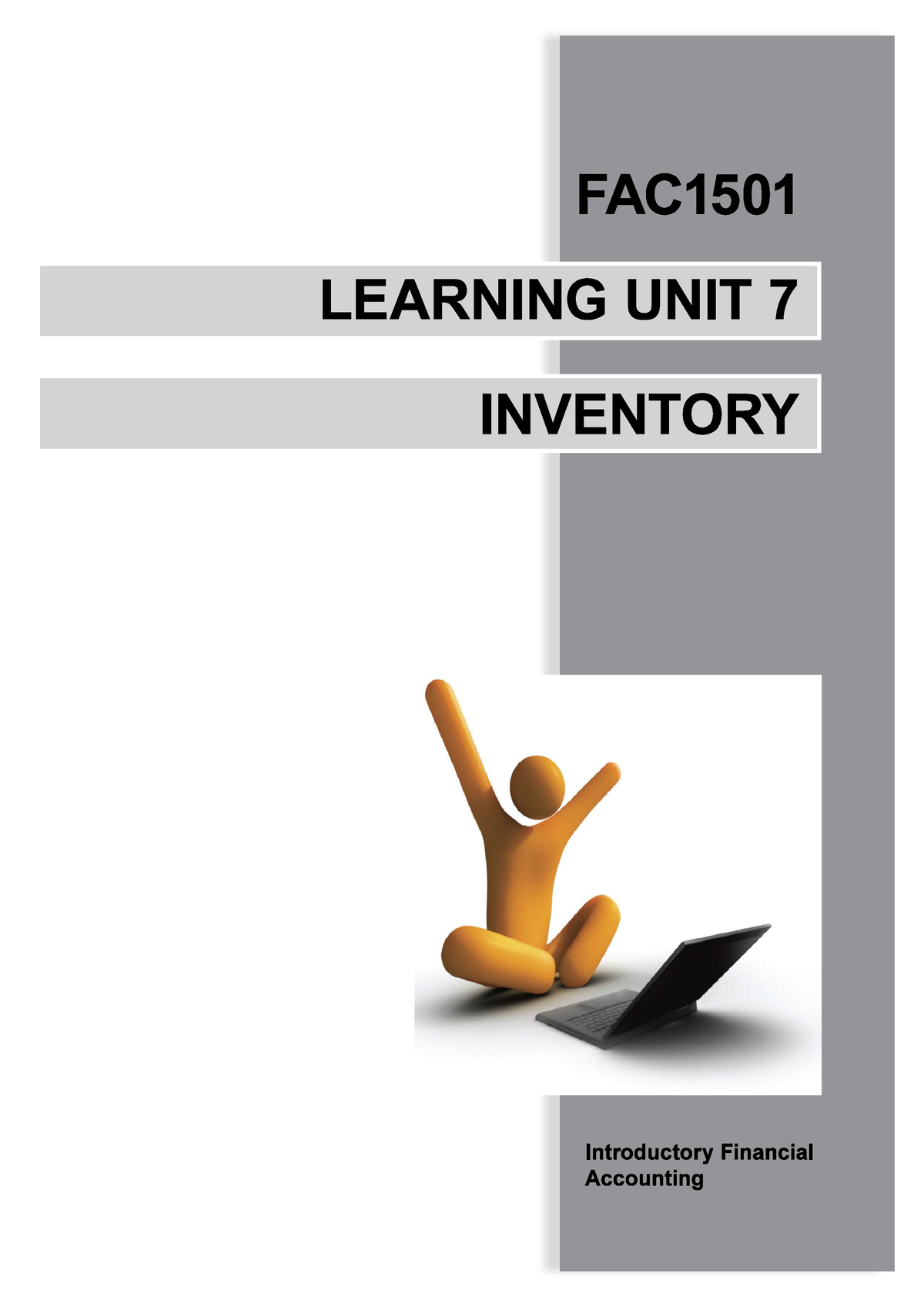 Learning Unit 7 - Introductory Financial Accounting - FAC1501 - Unisa ...