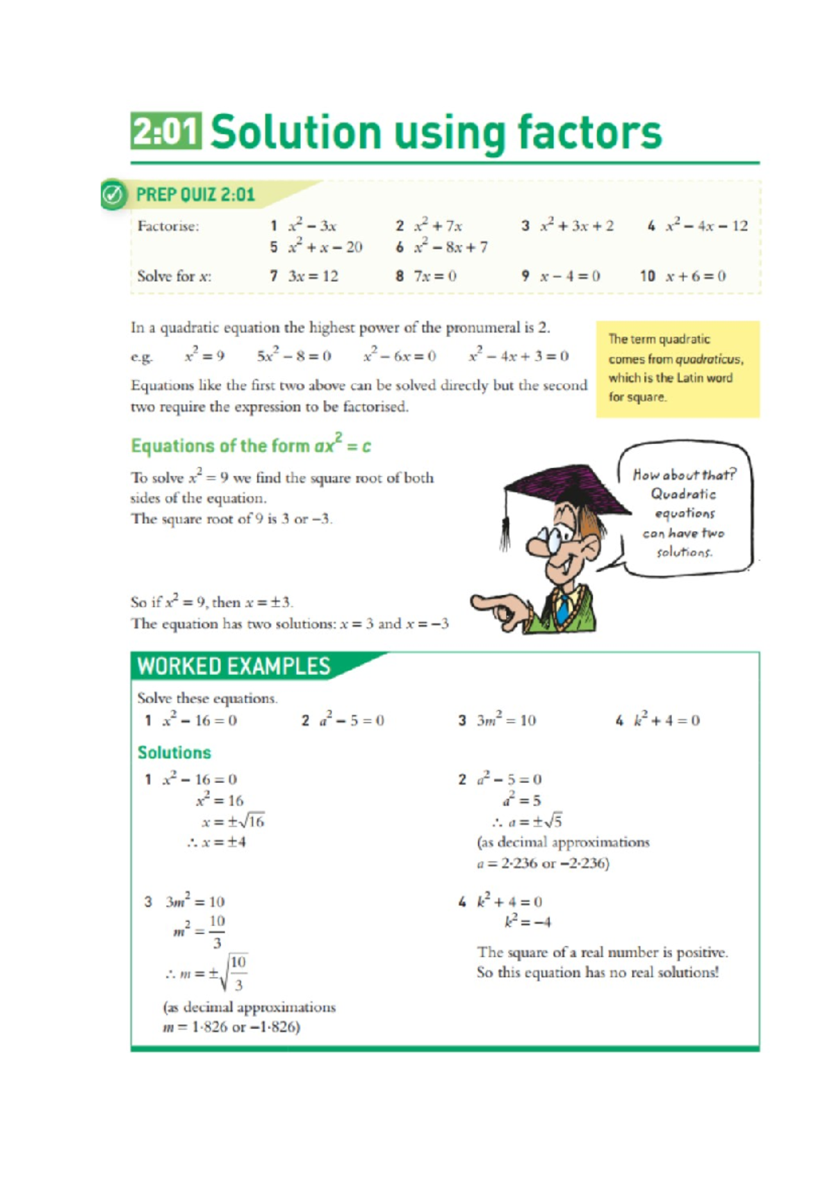 Chapter 2 maths notes - very good resource - 2:01 Solution using ...