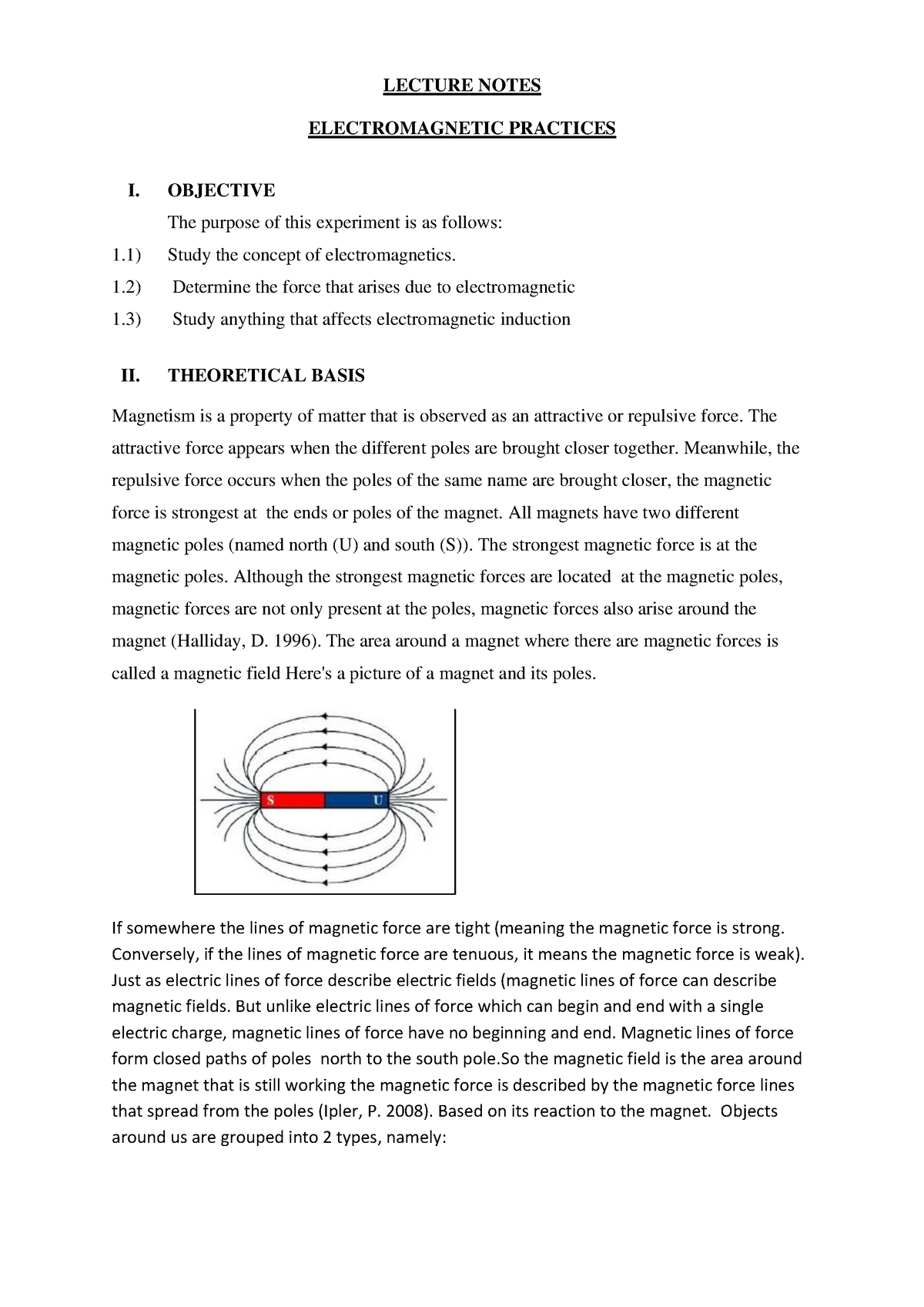 3. Lecture Notes Electromagnetic Practicum - ELECTROMAGNETIC PRACTICES ...