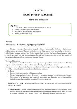 Lesson 5 In Envi Scie First Sem 2022-2023 - LESSON 5 BIOGEOCHEMICAL ...