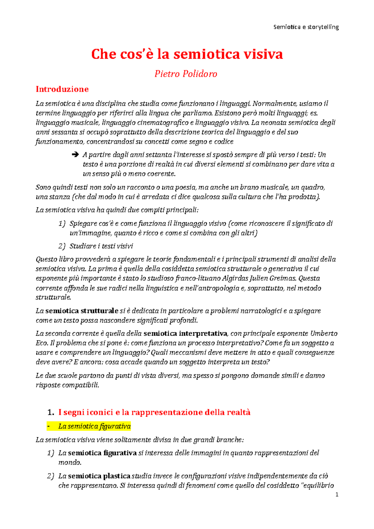 semiotica visiva Che cos’è la semiotica visiva Pietro Polidoro