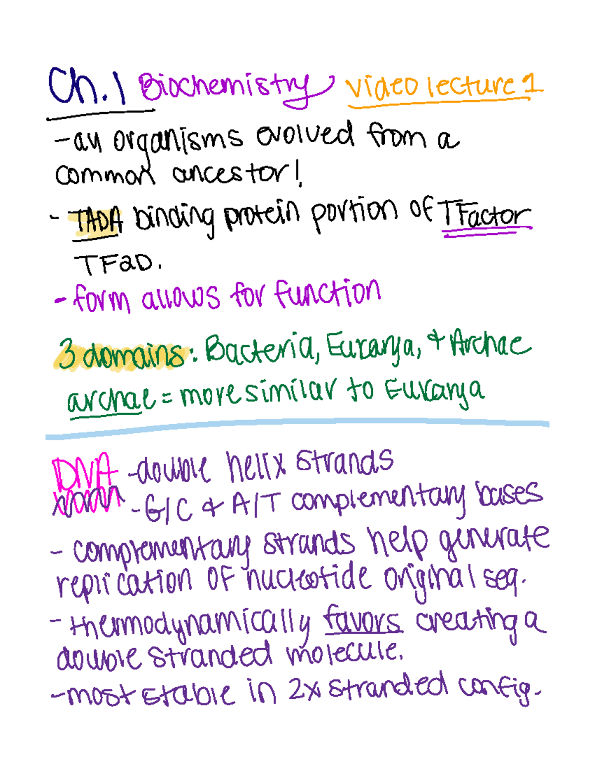 Chapter One-Biochem - ChIBio chemistry videolectures an organisms ...