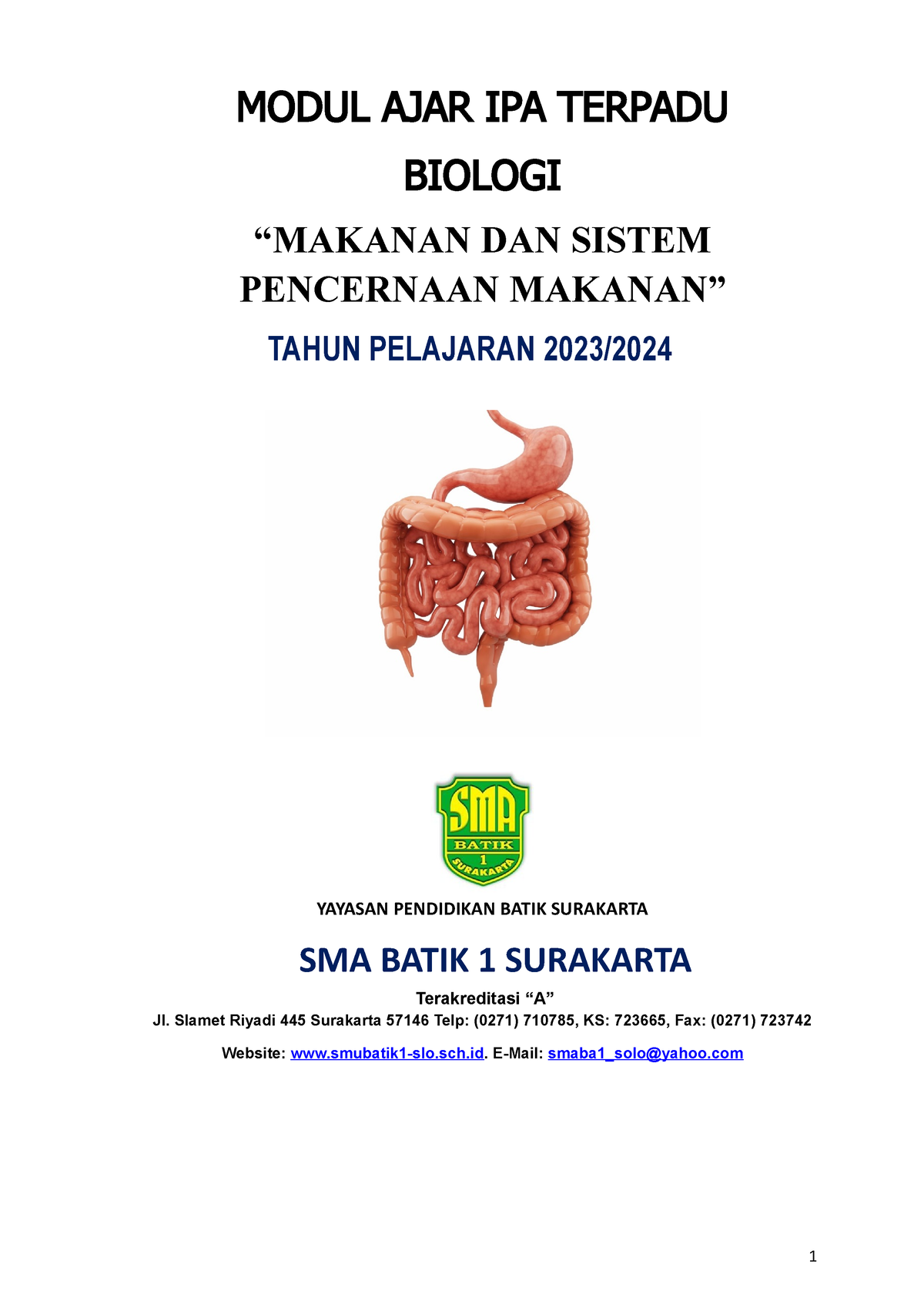 Modul AJAR IPA Terpadu Print - MODUL AJAR IPA TERPADU BIOLOGI “MAKANAN ...