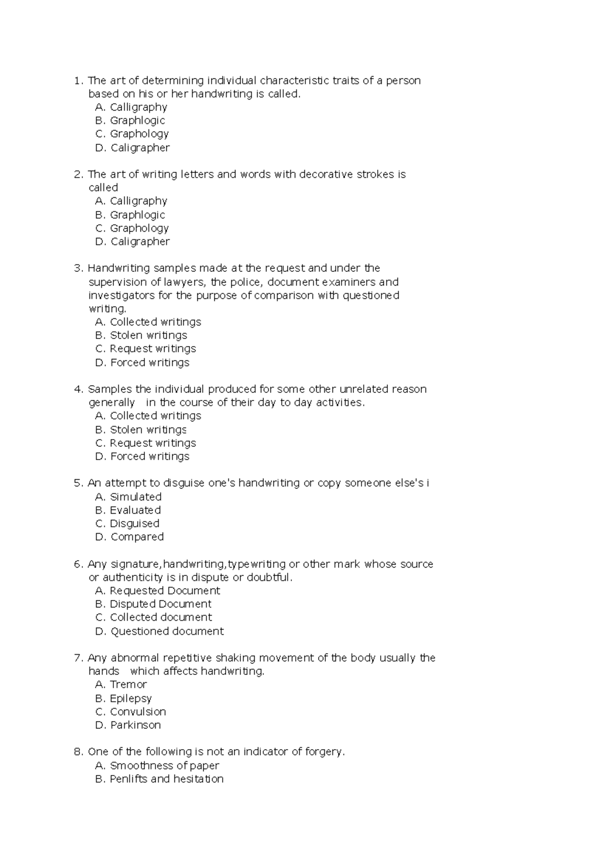 1 - asdasd - The art of determining individual characteristic traits of ...