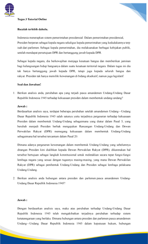 [Solved] Jelaskanlah Mengenai Hubungan Pemerintah Pusat Dan Daerah Pada ...