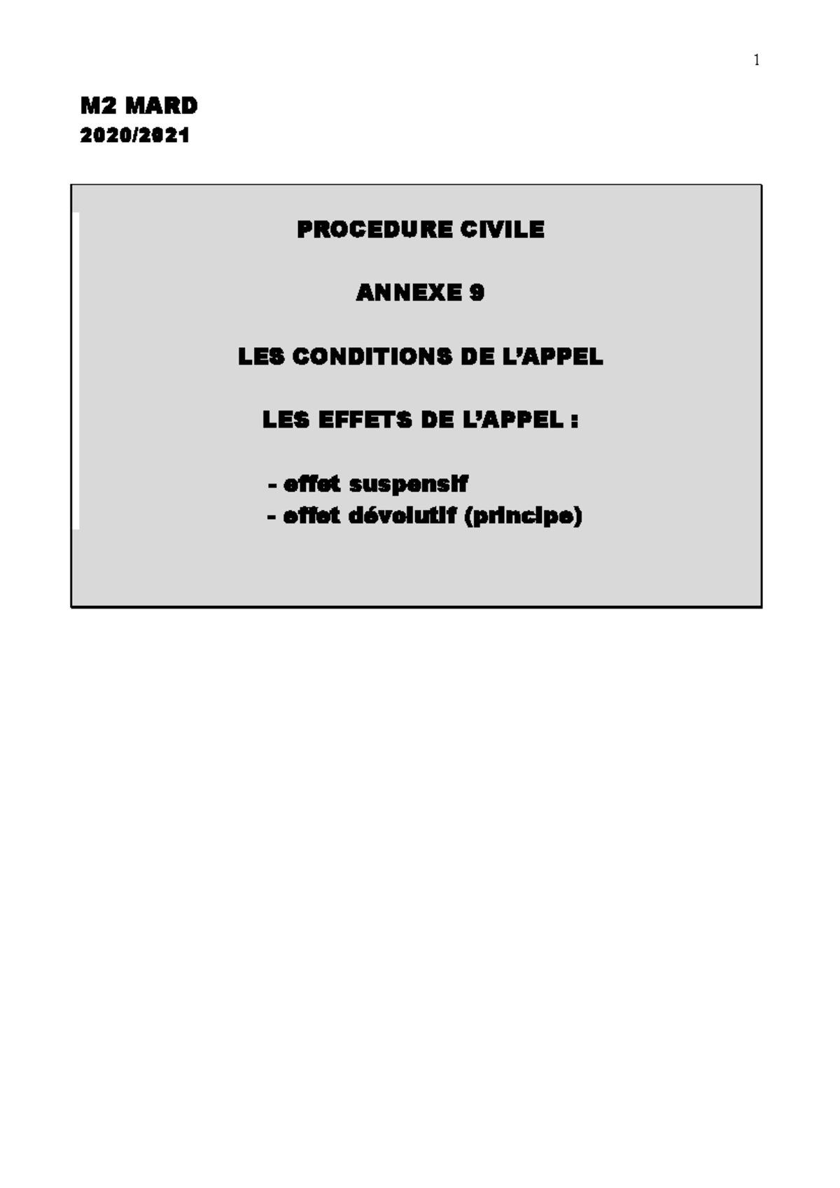 Annexe 9 LES Conditions DE L'