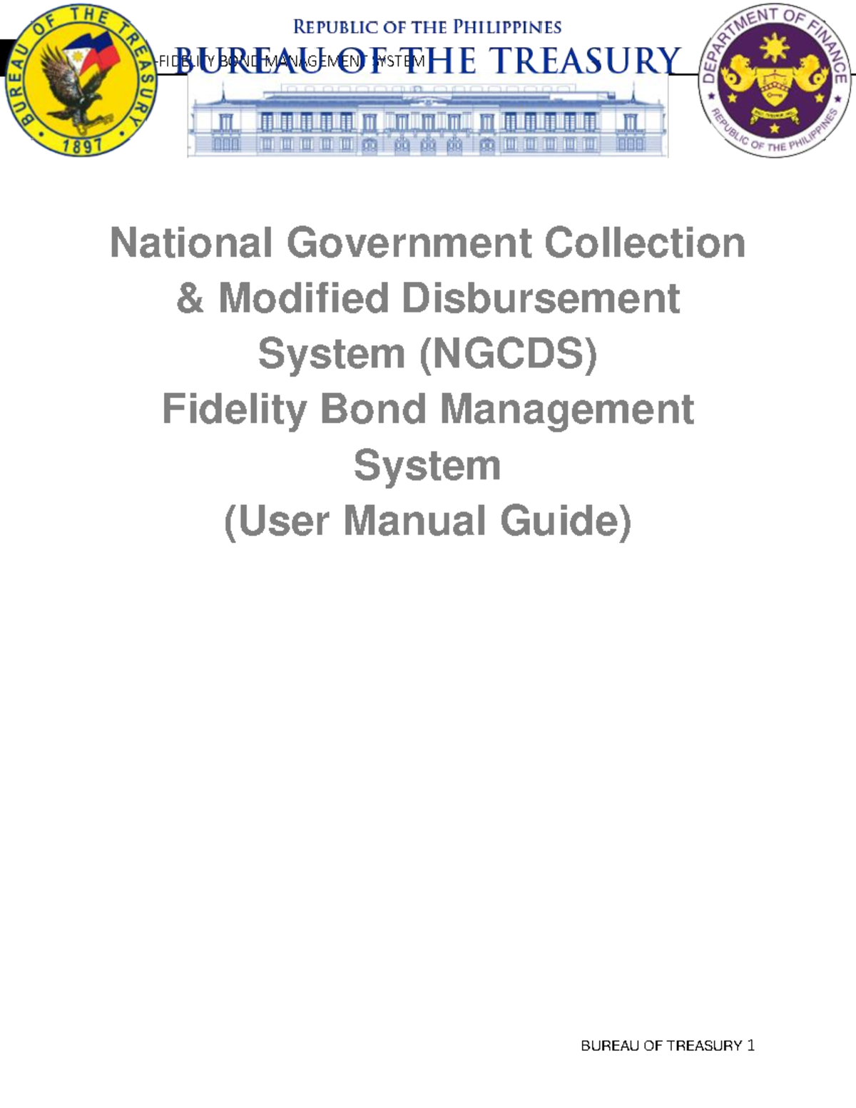 Ngdcs Fidelity BOND Manual Revised Ver 2 - National Government ...