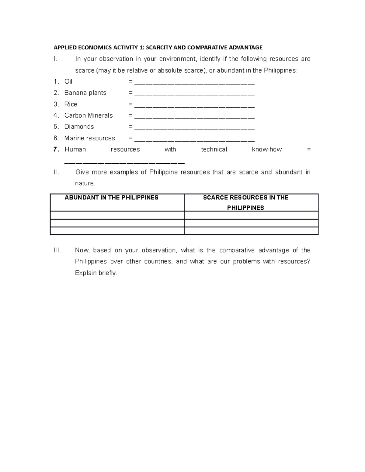 econ-activity-1-scarcity-and-comparative-advantage-applied-economics