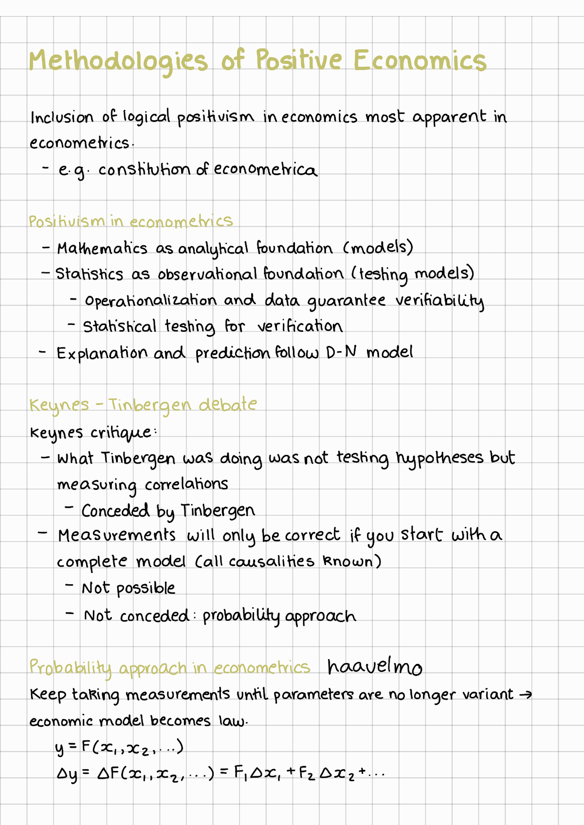 definition methodology economic