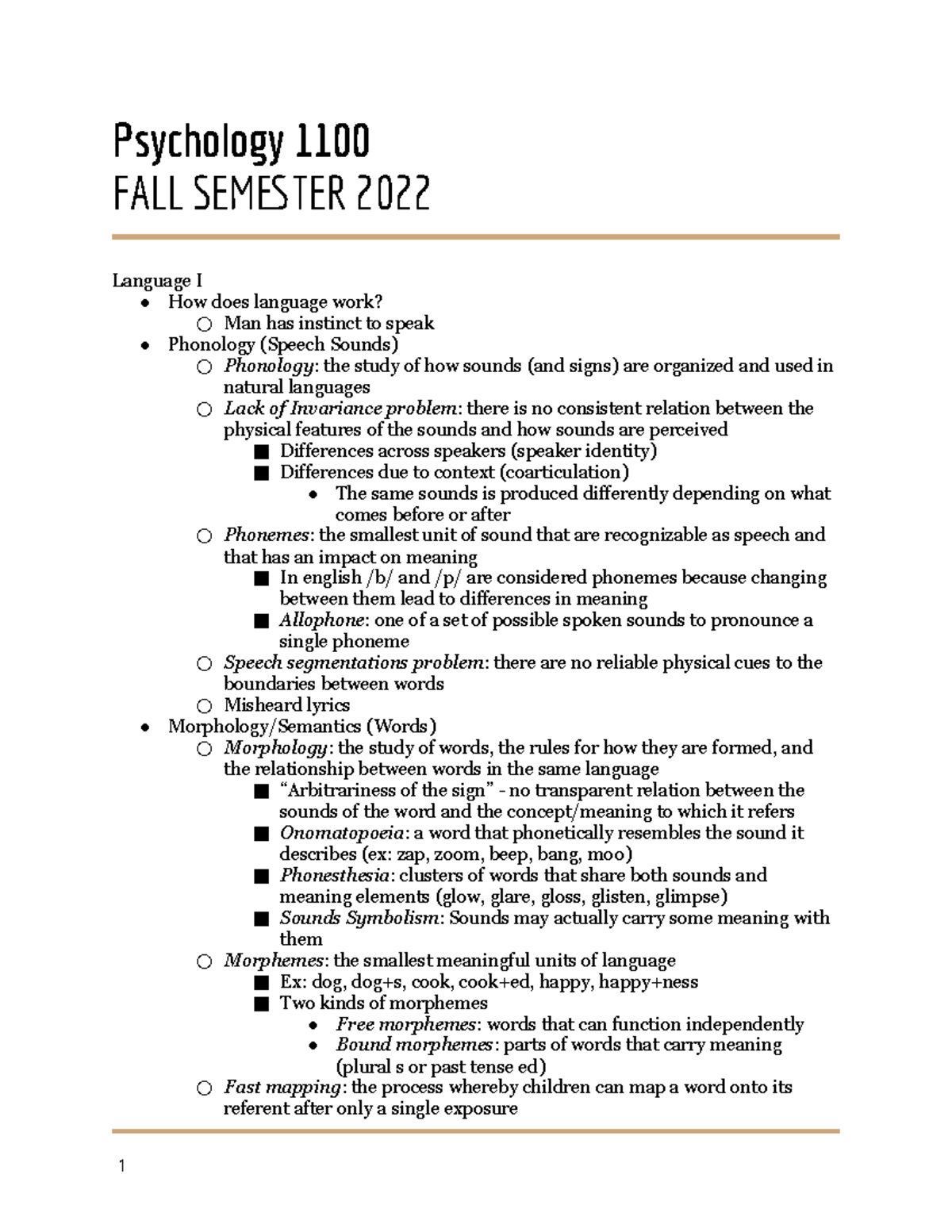 Psyc 1100 Uconn 89 - uandf95