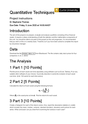 assignment model in quantitative techniques