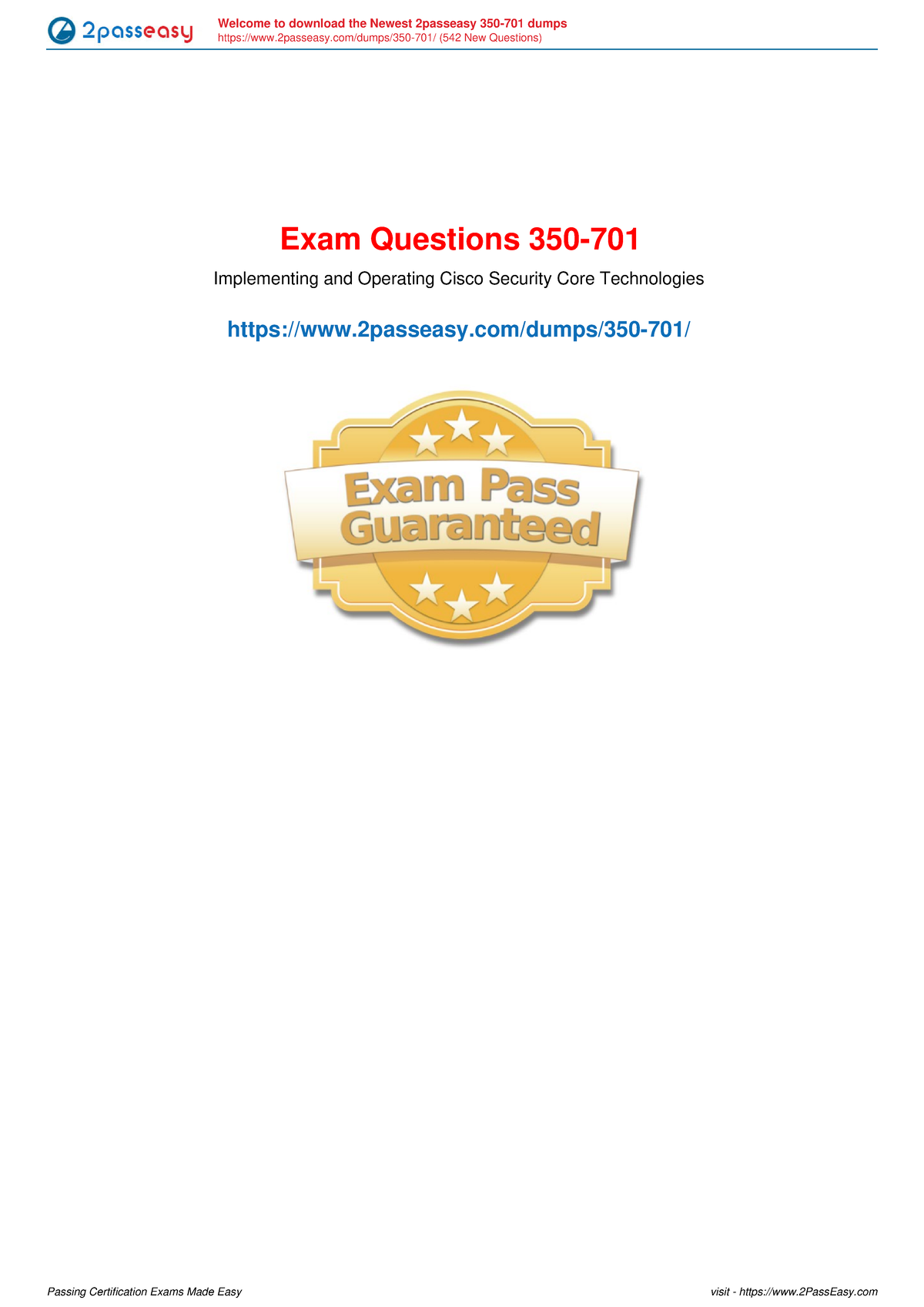 Reliable 350-701 Exam Practice