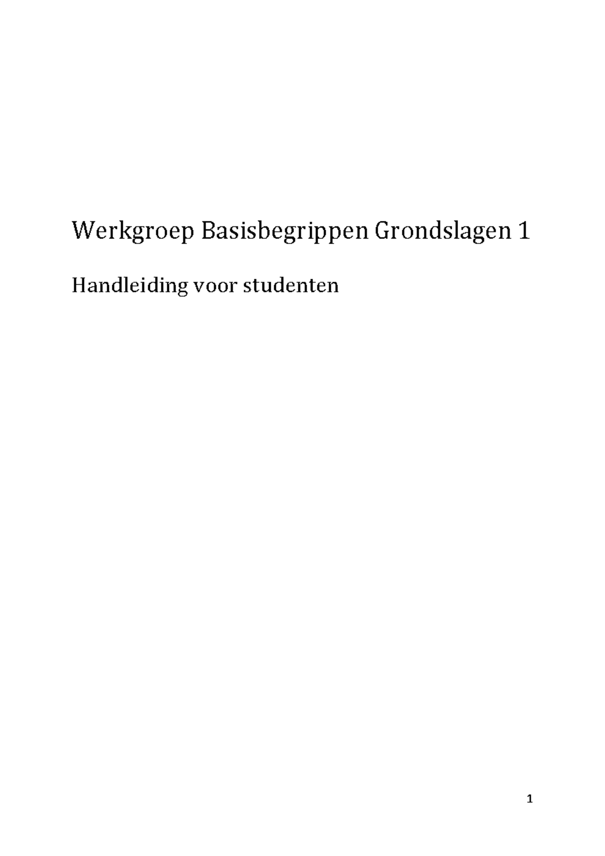 BK1GR1 Handleiding Werkgroep Basisbegrippen 2021-2022 ...