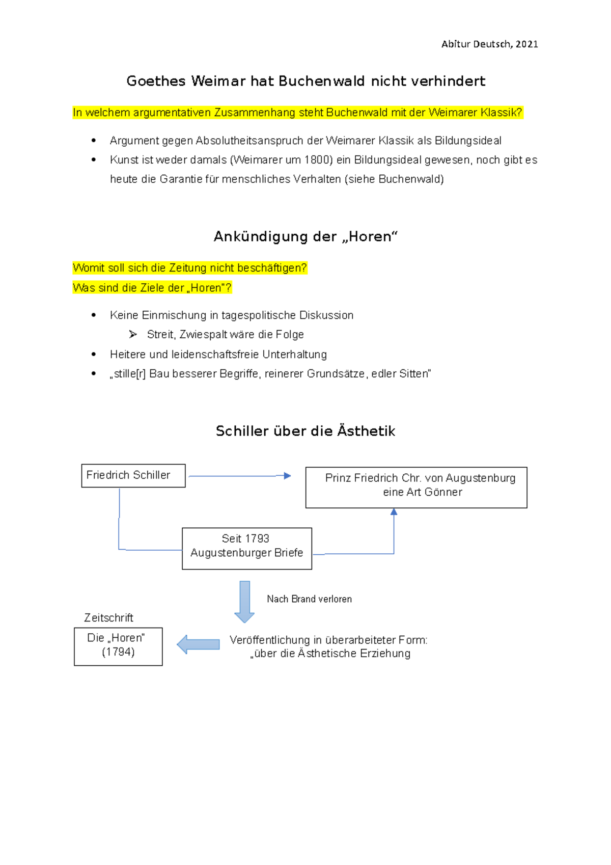 Zusammenfassung Iphigenie Auf Tauris Abitur - Iphigenie auf Tauris - Abitur Deutsch, 2021 Goethes Weimar hat