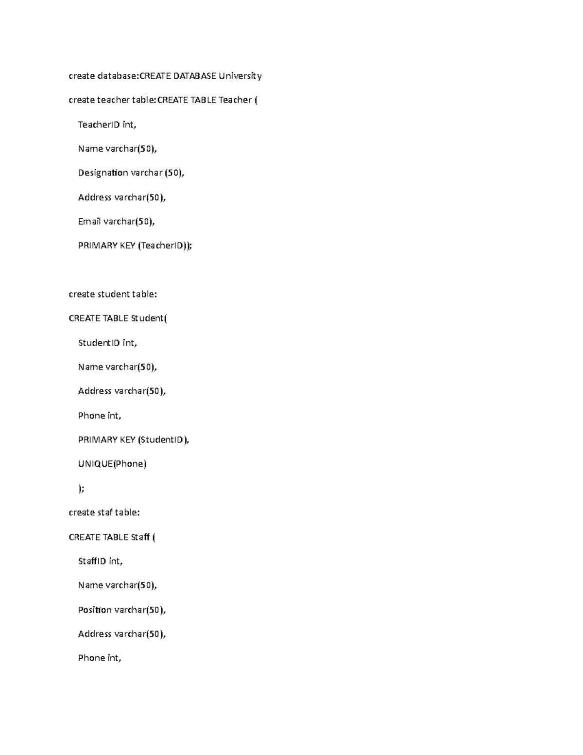 Lab database jytdjuhgckjgh create database create database