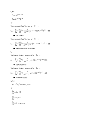 Practice TEST 1 - .... - 26/10/2020 MATH FOR BUSINESS REVIEW MID-TERM 2 ...