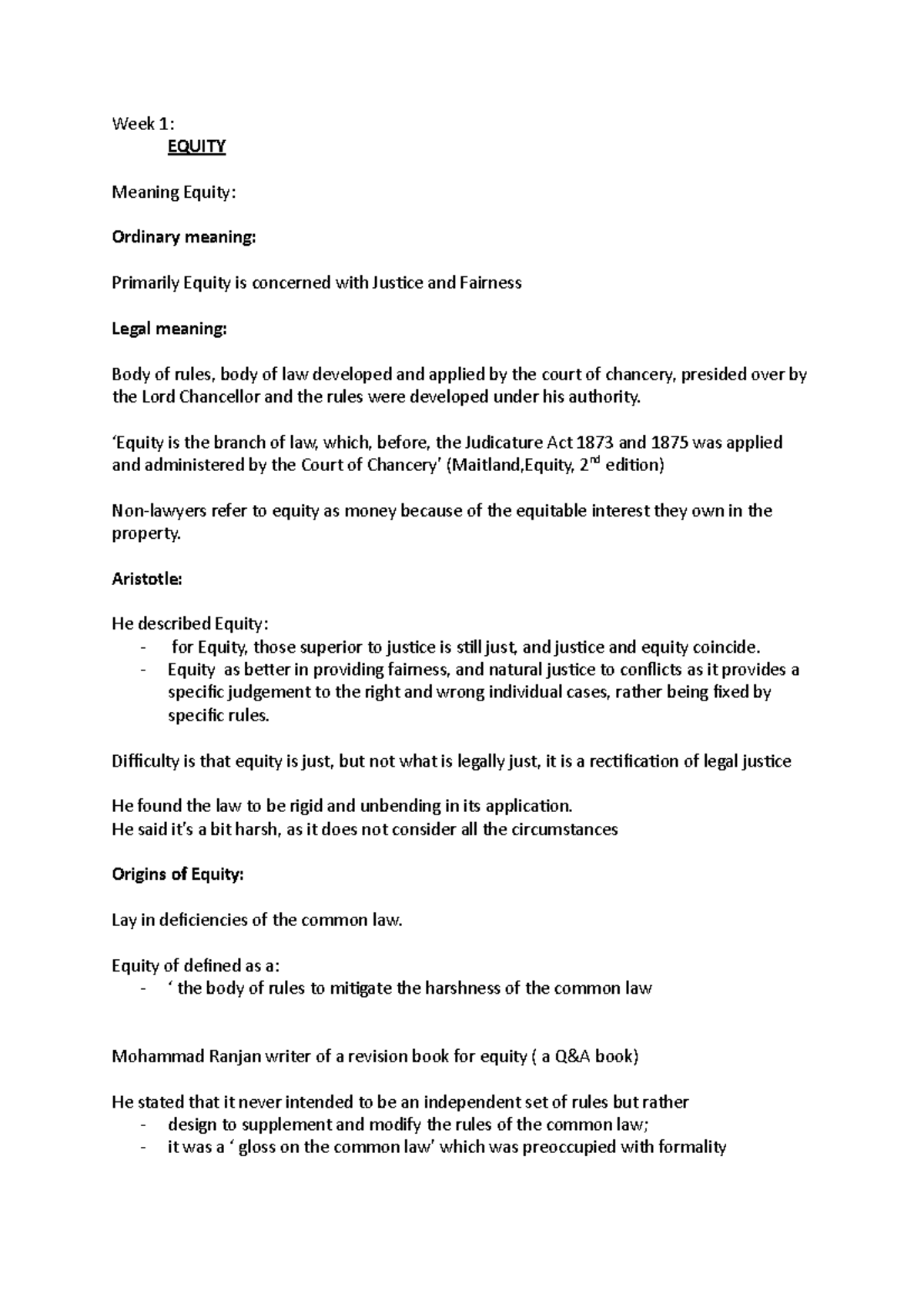 Constitution & formalities, and Charities - 456Z0408 - MMU - Studocu