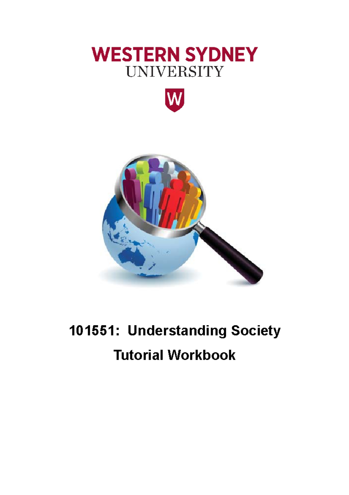 Understanding society 1017 student workbook 2022 101551 UWS Studocu