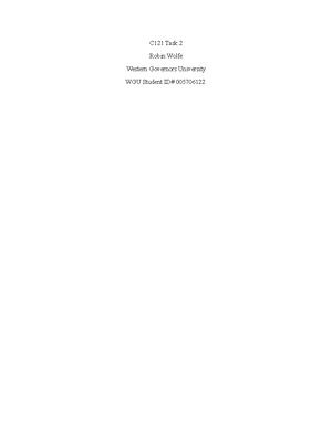 C121 Task 3 - Passed - Survey of United States History – C121Task 3 ...