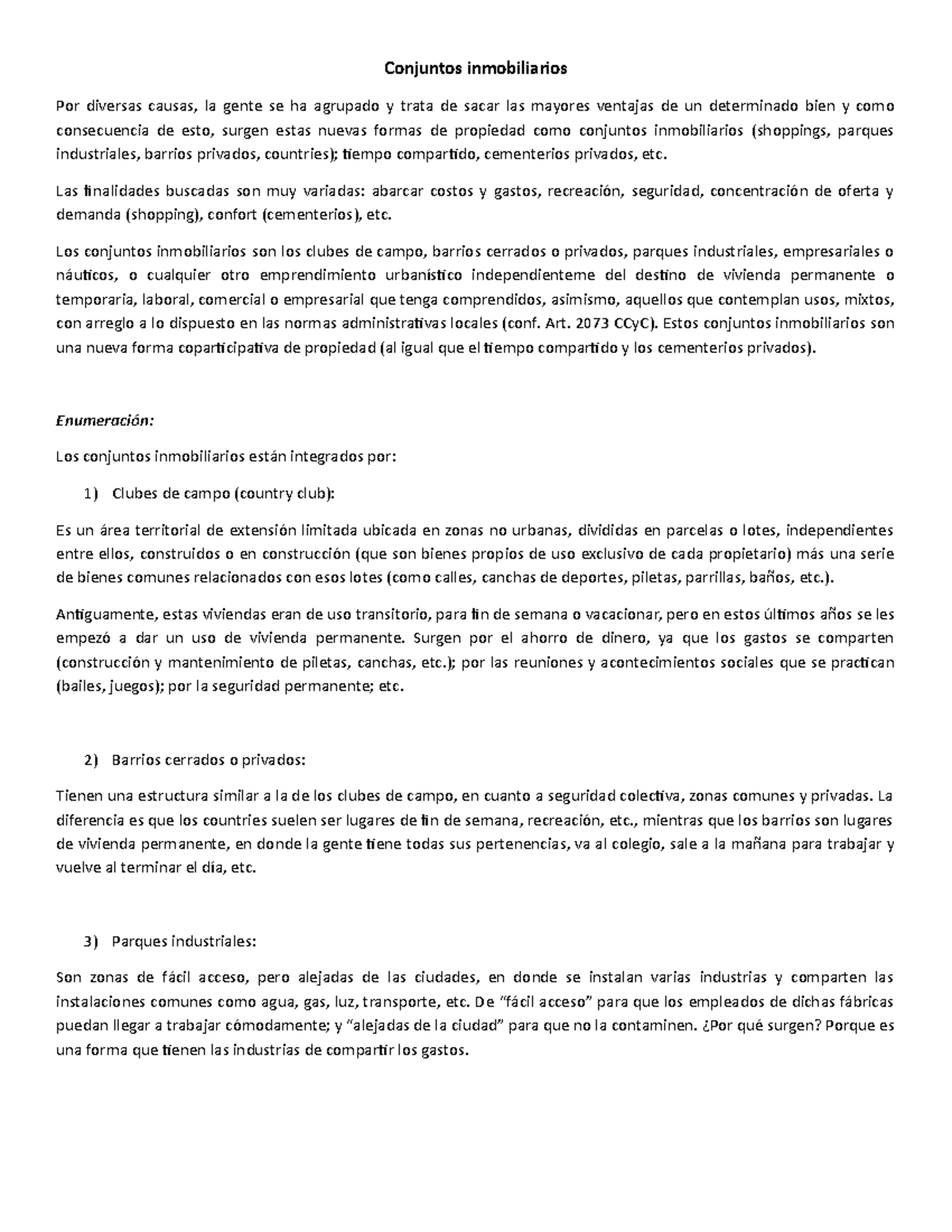 Derechos Reales 2da Parte (guia) - Conjuntos Inmobiliarios Por Diversas ...