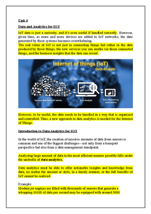 UE18CS313-IOT-Unit 1 Notes - Internet Of Things Page 1 UNIT 1 What Is ...