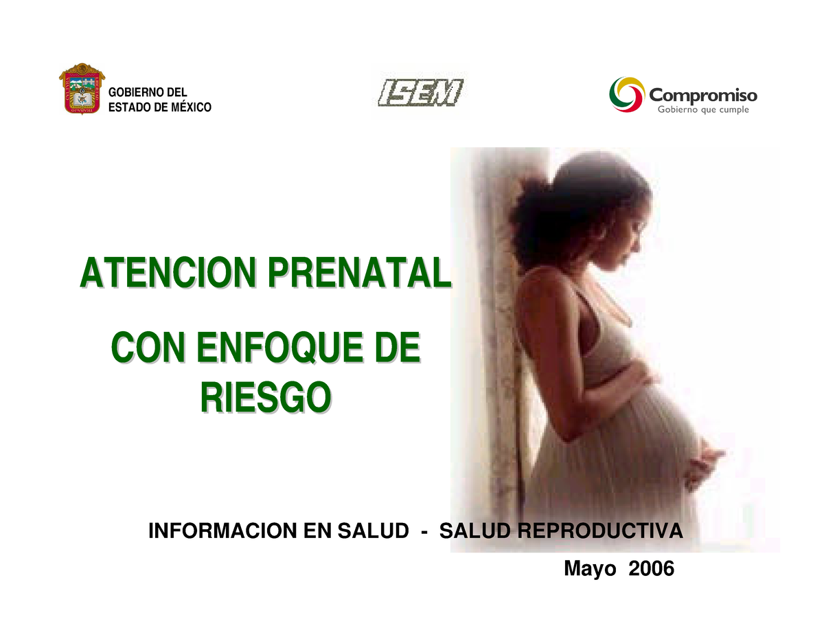 Atencion Prenatal CON Enfoque EN ALTO Riesgo - ATENCION ...