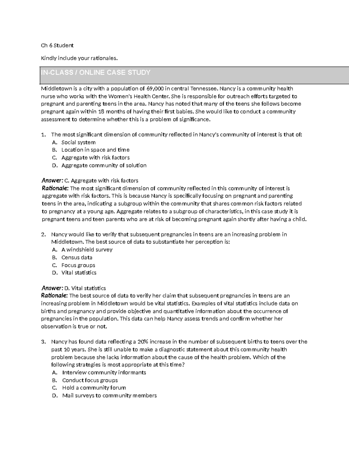 the developing child homework activities answer key chapter 6