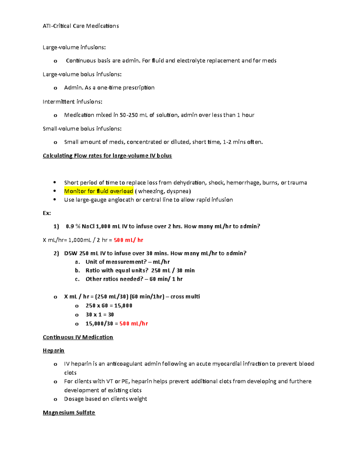 ati video case study fluid volume