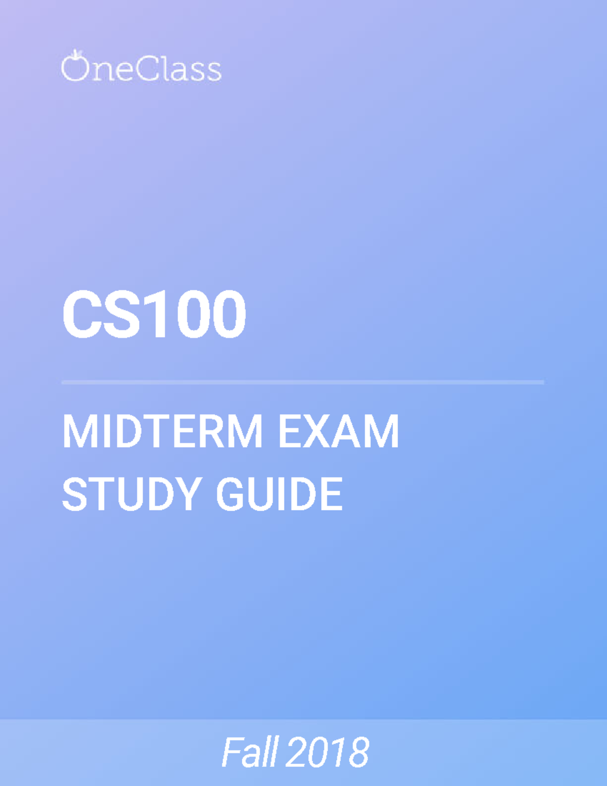 Respond document print-4 - CS MIDTERM EXAM STUDY GUIDE Fall 2018 Quipu ...