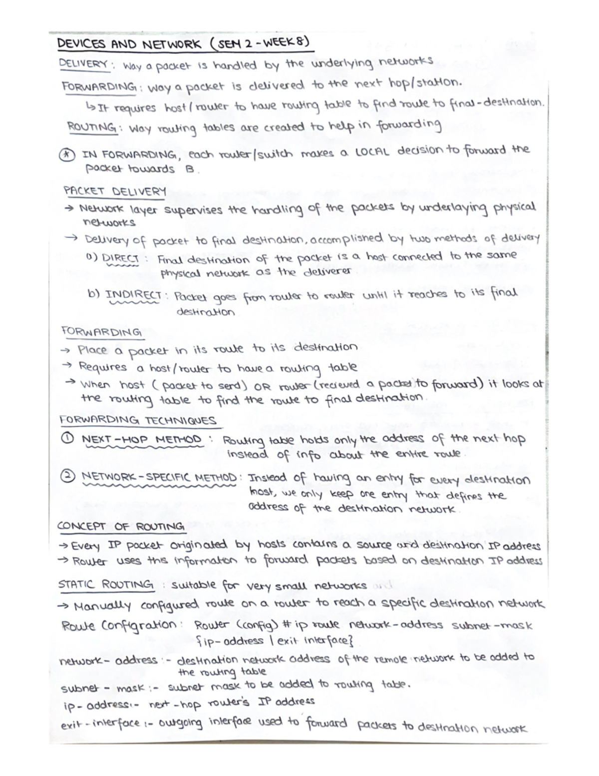 SEM 2 - Week 8 (Lecture Notes) - COM1006 - Studocu
