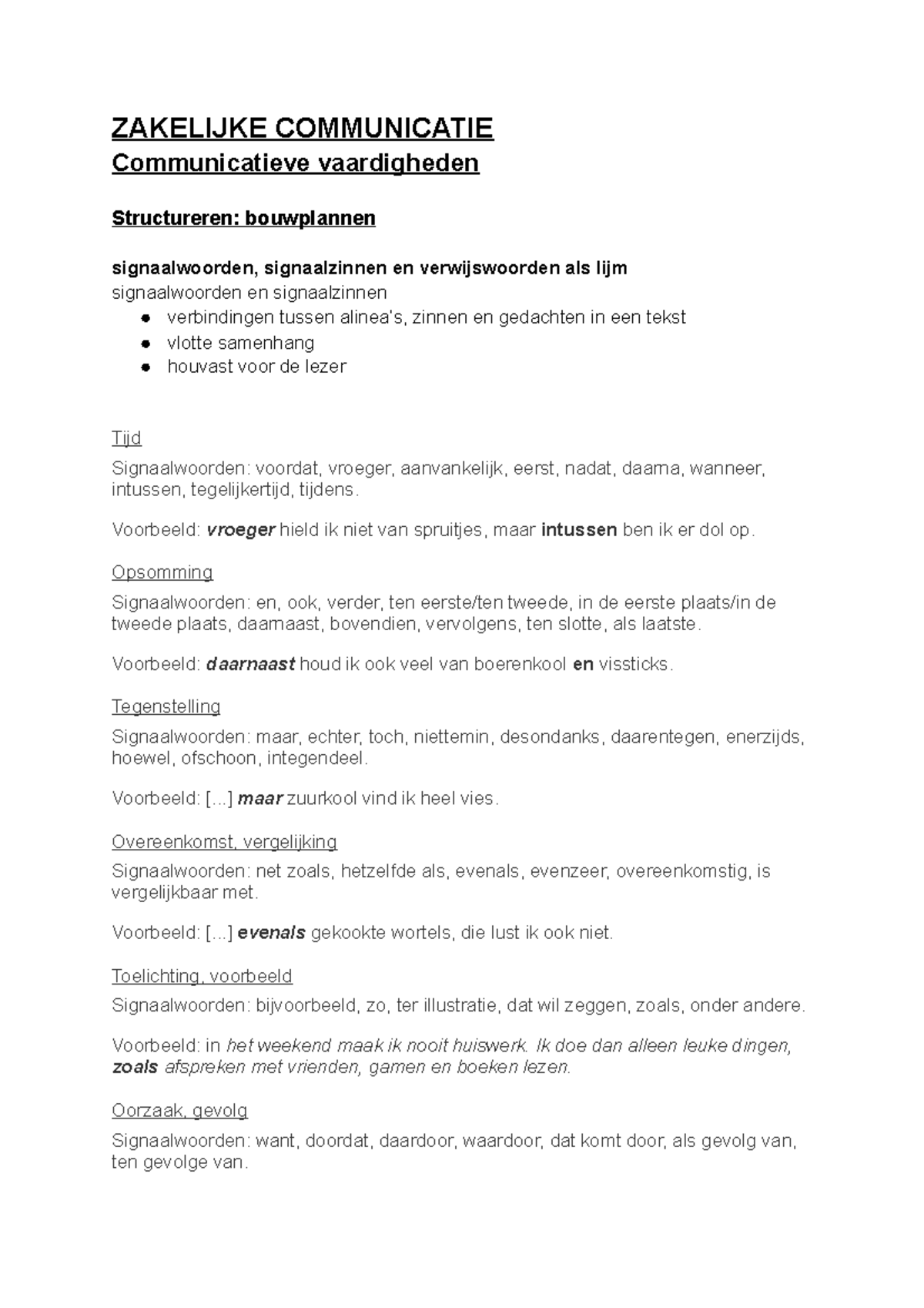 Zakelijke Communicatie Communicatieve Vaardigheden - ZAKELIJKE ...