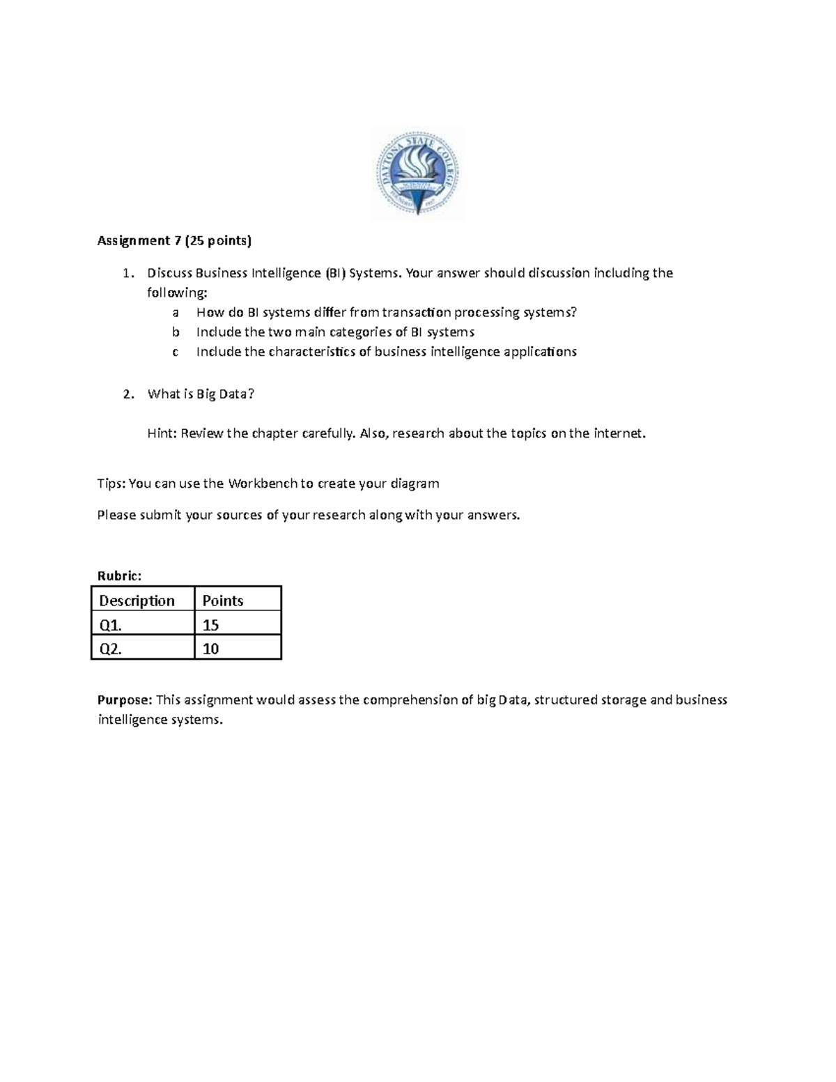 corrective assignment 7.5 answer key