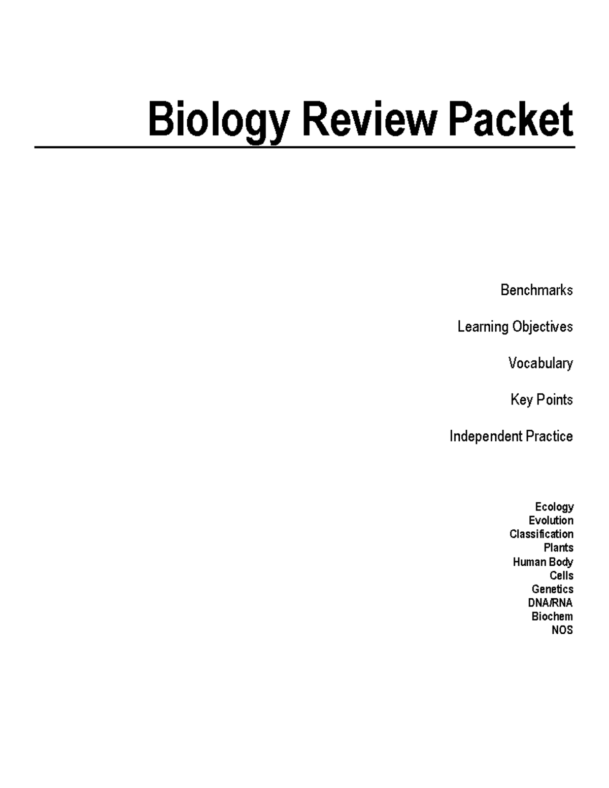 bio-eoc-review-packet-1-biology-review-packet-benchmarks-learning