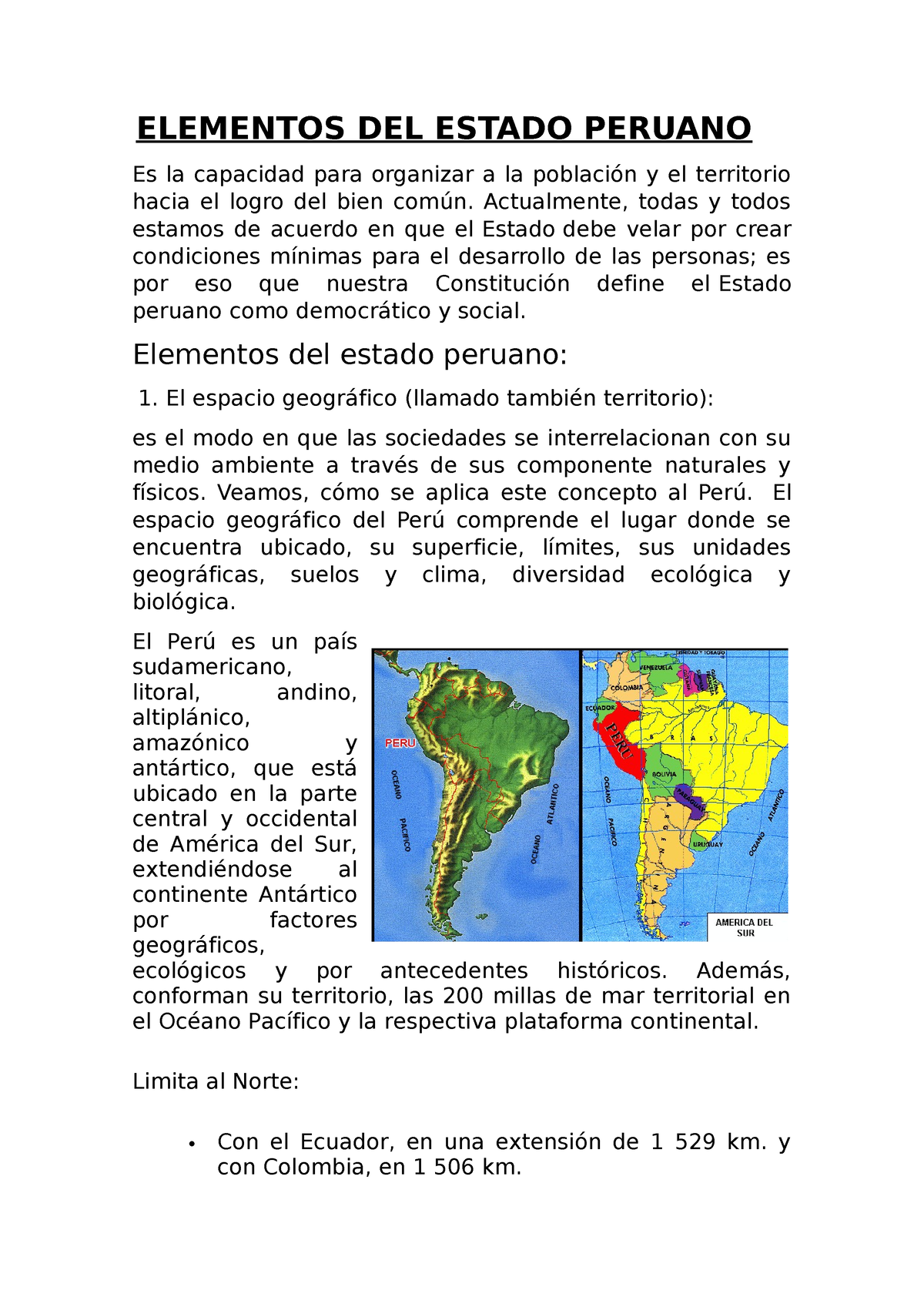 Elementos Del Estado Peruano 2 Elementos Del Estado Peruano Es La Capacidad Para Organizar A 0093