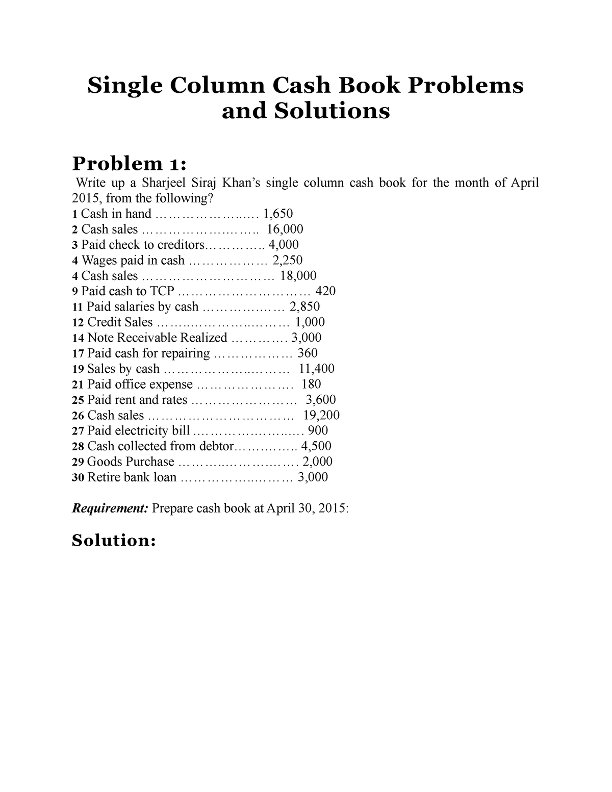 single-column-cash-book-problems-and-solutions-single-column-cash