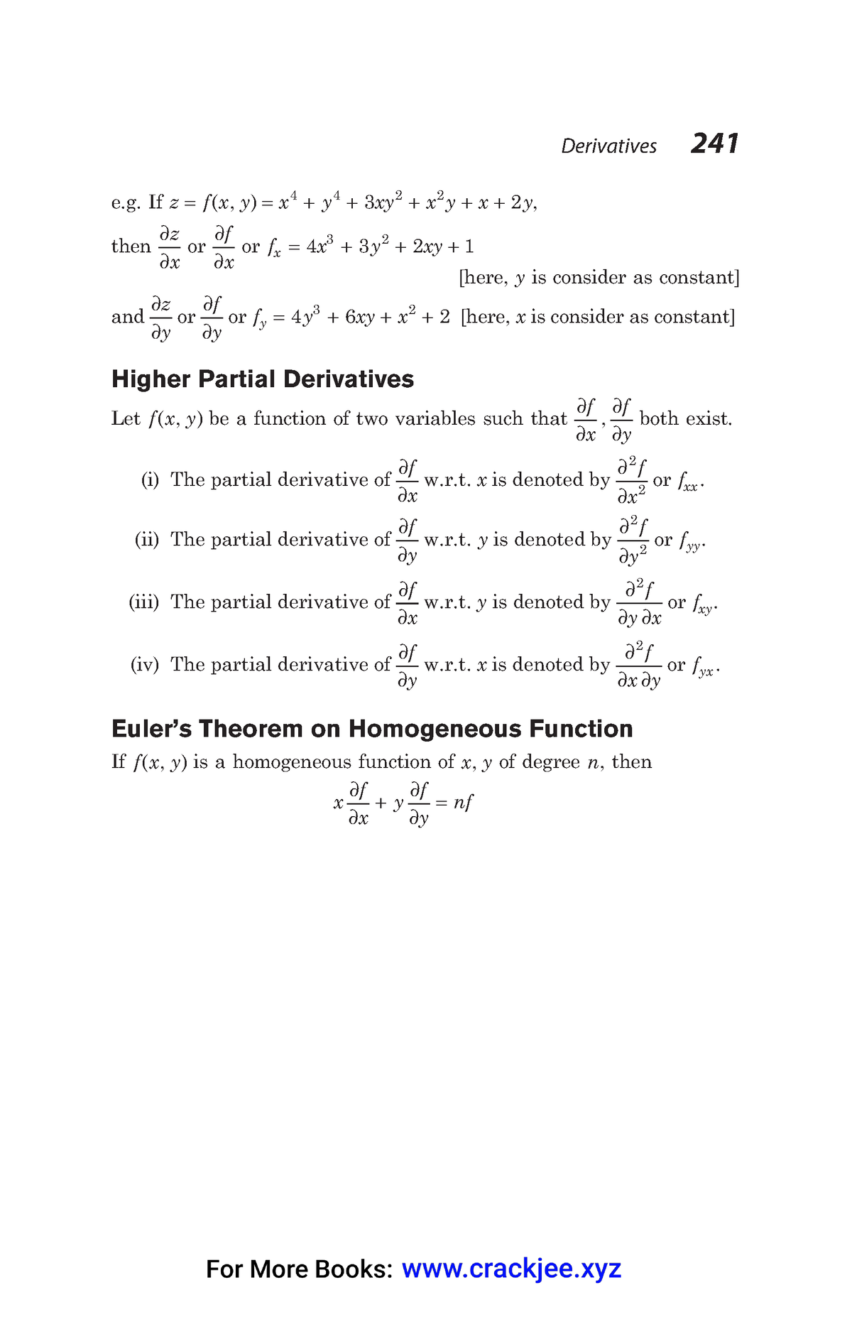 mathematics-notes-32-e-if-z-f-x-y-x-4-y-4-3-xy-2-x-y-2-x-2-y-then-z-x