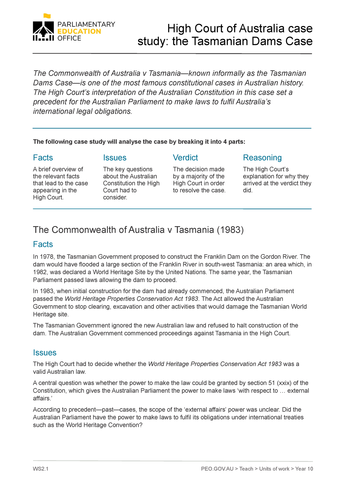 ws-2-1-high-court-case-study-the-commonwealth-of-australia-v-tasmania