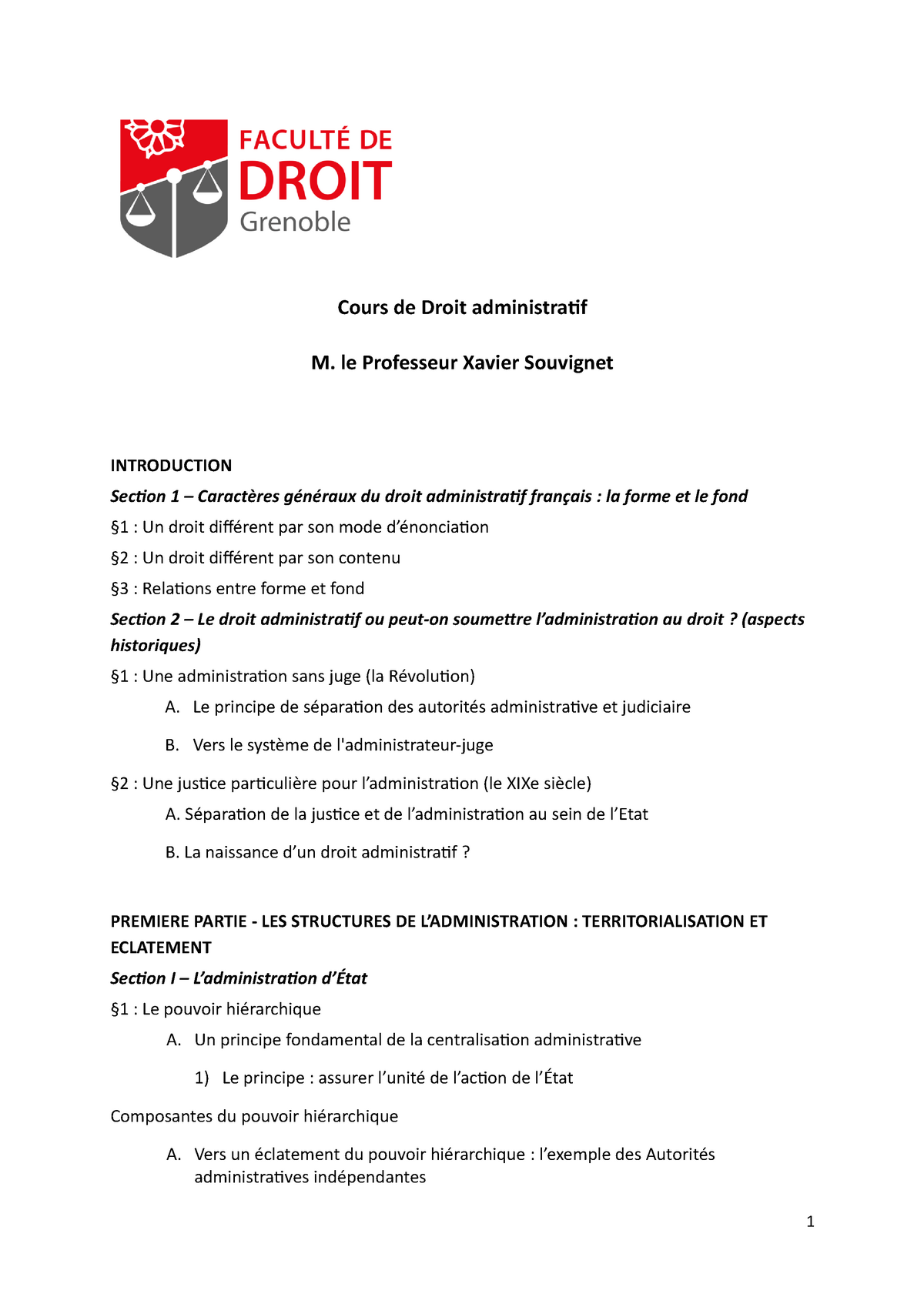 plan type dissertation droit administratif