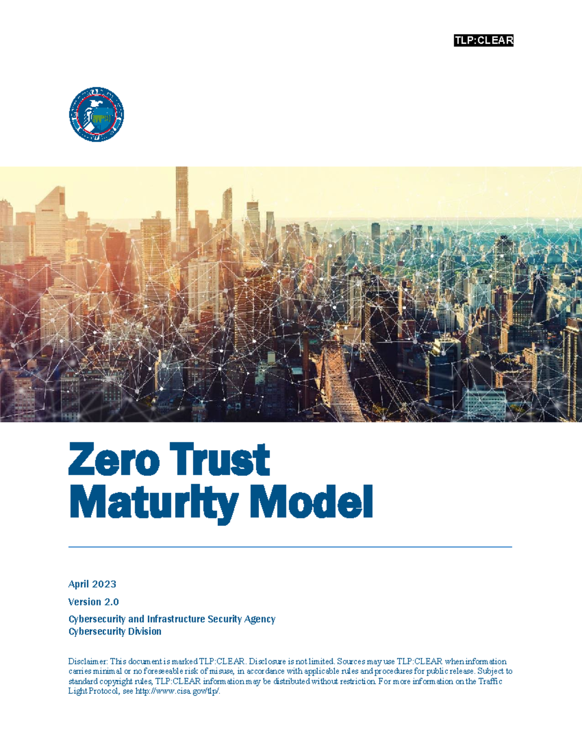 Zero trust maturity model v2 508 - Zero Trust Maturity Model April 2023 ...