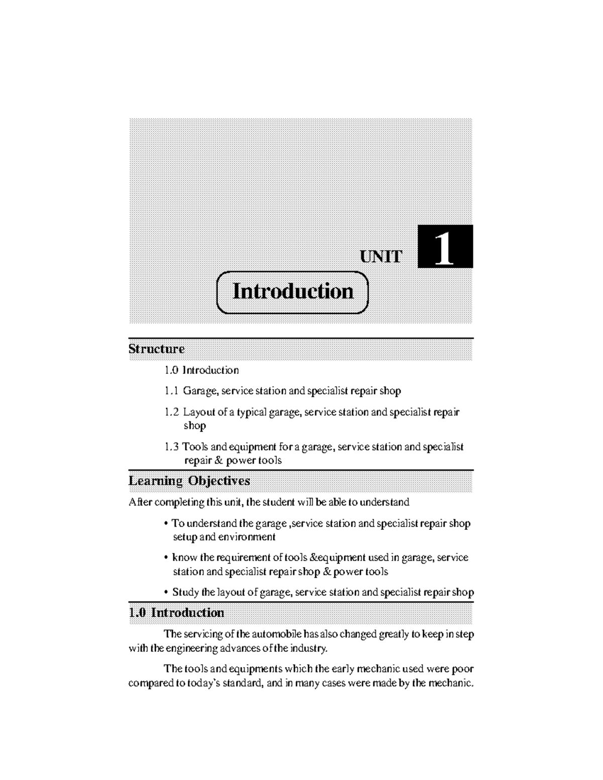 Automobile Engine Introduction - Structure 1 Introduction 1 Garage ...