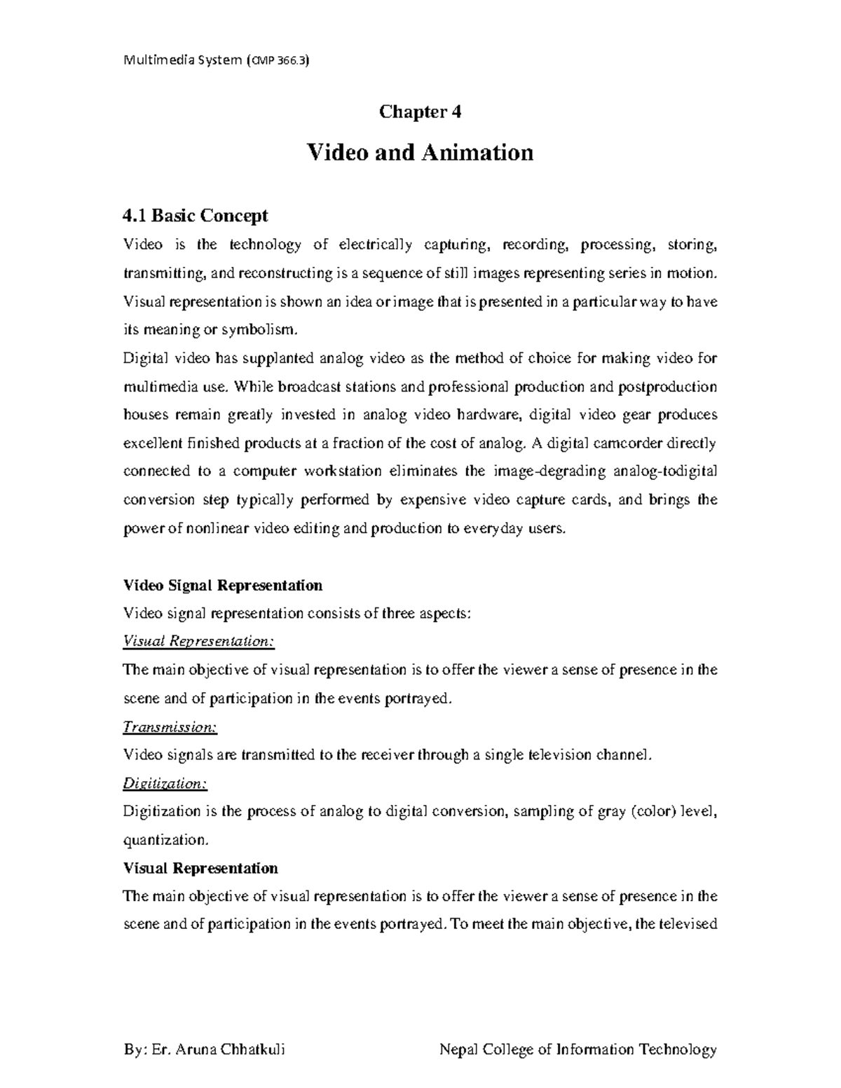 Chapter-4-Video-and-Animation pdf 1661786090 - Chapter 4 Video and ...