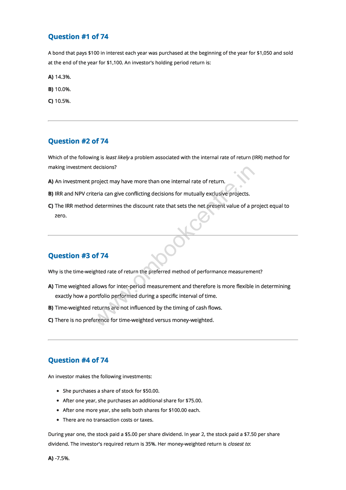 cfa-level-1-reading-7-discounted-cash-flow-applications-studocu