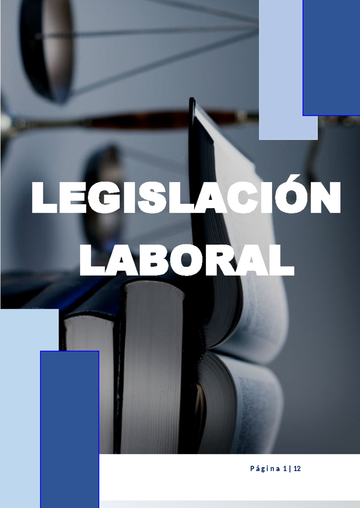 Legislación Laboral,T2 Derecho Laboral-1 - LEGISLACI ÓN LABORAL P á G I ...