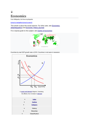 Economic efficiency - Wikipedia - wikipedia/wiki/Economic_efficiency 1/  Economic efficiency In - Studocu