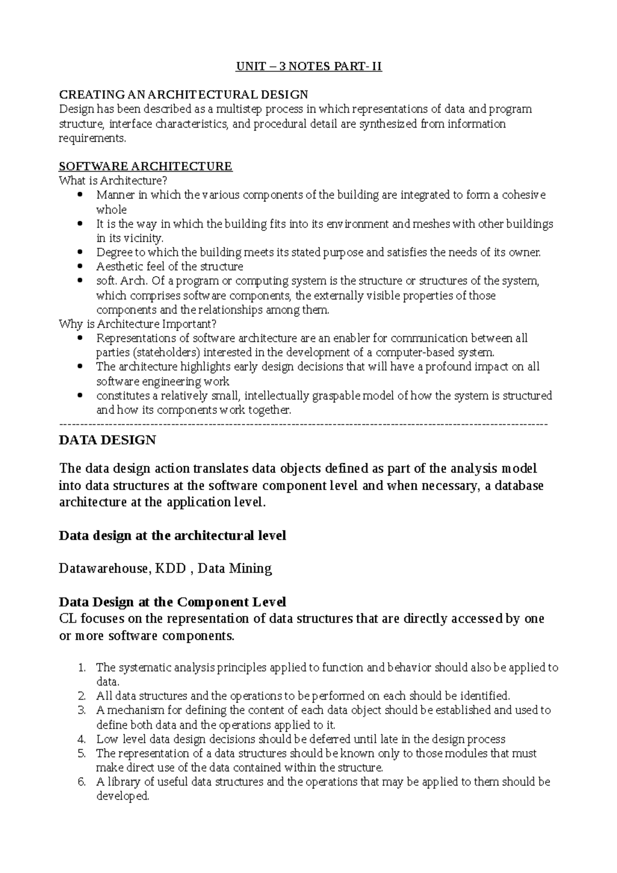 Unit-3 Notes SE Part-II disco sioad adorn - UNIT – 3 NOTES PART- II ...