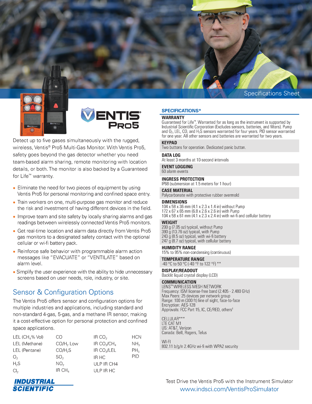 Ventis Pro 5 Specifications Sheet V2 Test Drive The Ventis Pro5