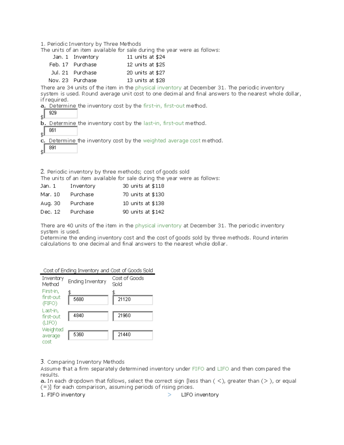 Define Periodic Inventory Method