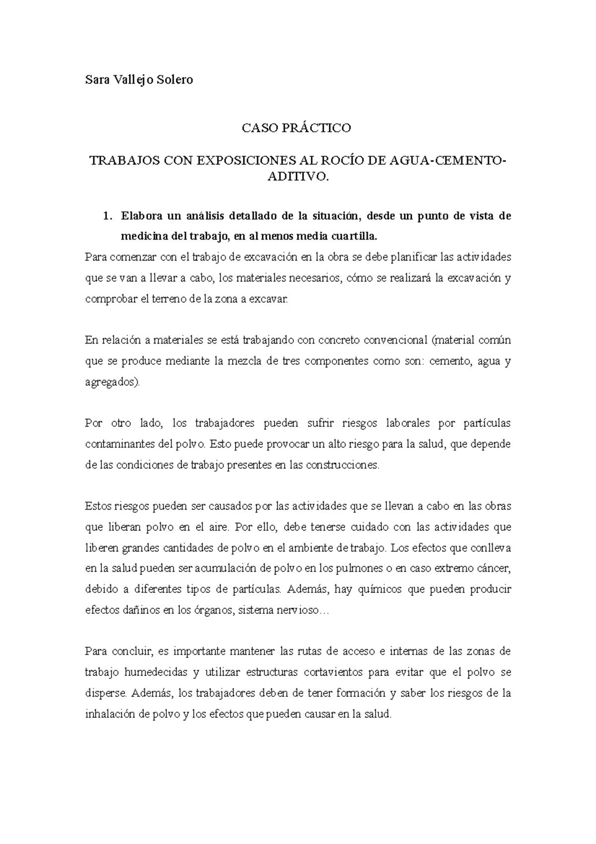 Caso práctico - IP004 - Sara Vallejo Solero CASO PRÁCTICO TRABAJOS CON ...