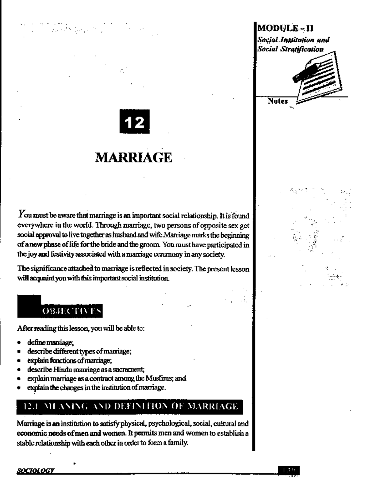 L-12 Marriage - Sociology Is The Study Of Social Life, Social Change ...