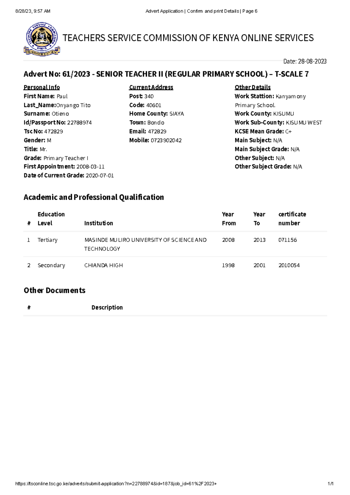 Advert Application Confirm and print Details Page 6 BBBB 8/28/23, 9
